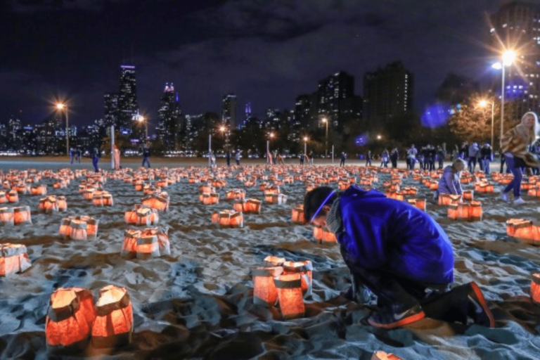 Candles are lit for domestic violence victims across the United States on October 2, 2017. Bilgin Sasmaz/Anadolu Agency/Getty Images