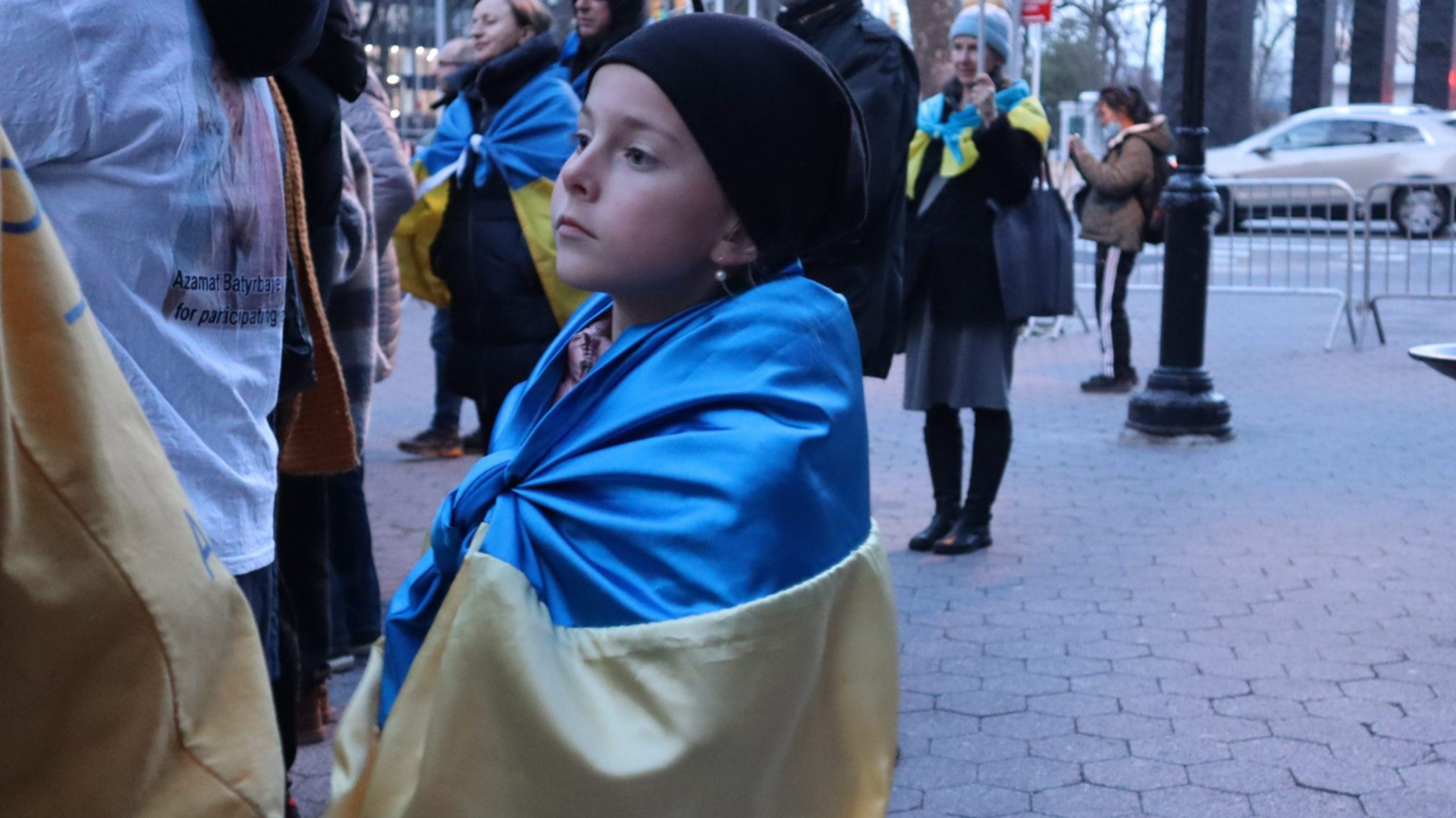Child with a Ukrainian Flag_Documented