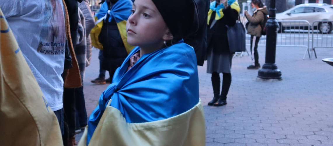 Child with a Ukrainian Flag_Documented