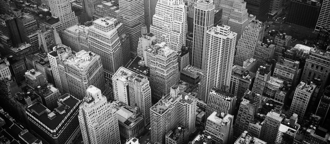 NYC City Scape Black and White_1920x1280